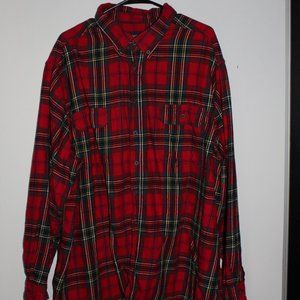 Faded Glory Long Sleeve Button Down Shirt 3X